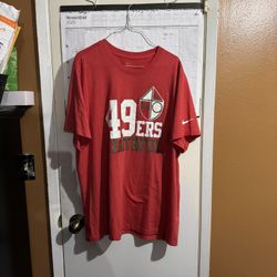 Nike NFL, Men’s San Francisco 49ers, Red T-Shirt, Size XXL, Used Once Great Condition