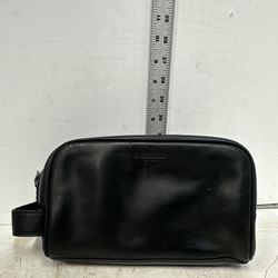 COACH other bag leather Black plain Used #P