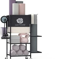 Workout Equipment Storage Rack