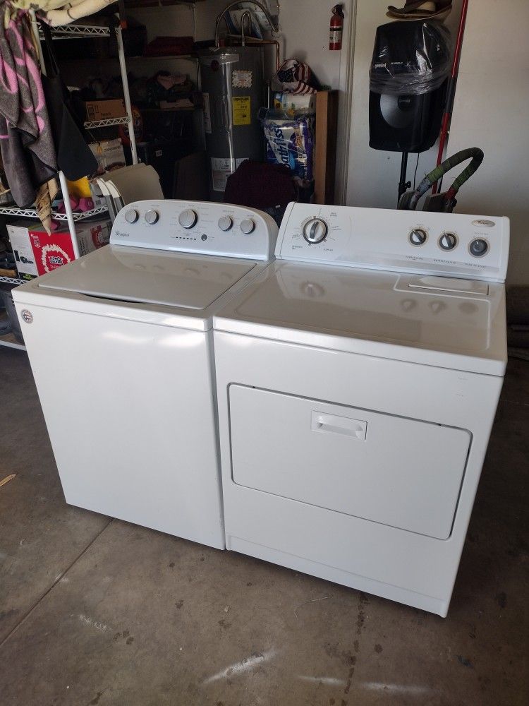 Whirlpool Washer And Electric Dryer Large Capacity