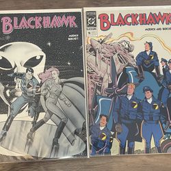 Blackhawk #15 & 16 (DC 1990) Doug Moench, Rick Burchett 