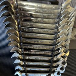 Matco Angled Wrenches 1 1/4 - 3/8    $380 OBO