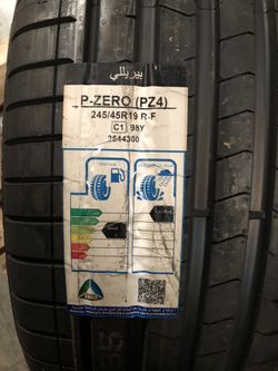 Brand New Tires (1) Pirelli Pzero RF (245/45R19) (Single) ($195) (Runflat)