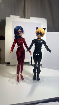 Miraculous Ladybug and Cat Noir Doll Set