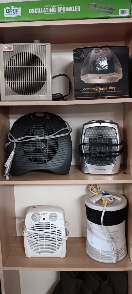 Small Heaters, $15-$18 Each