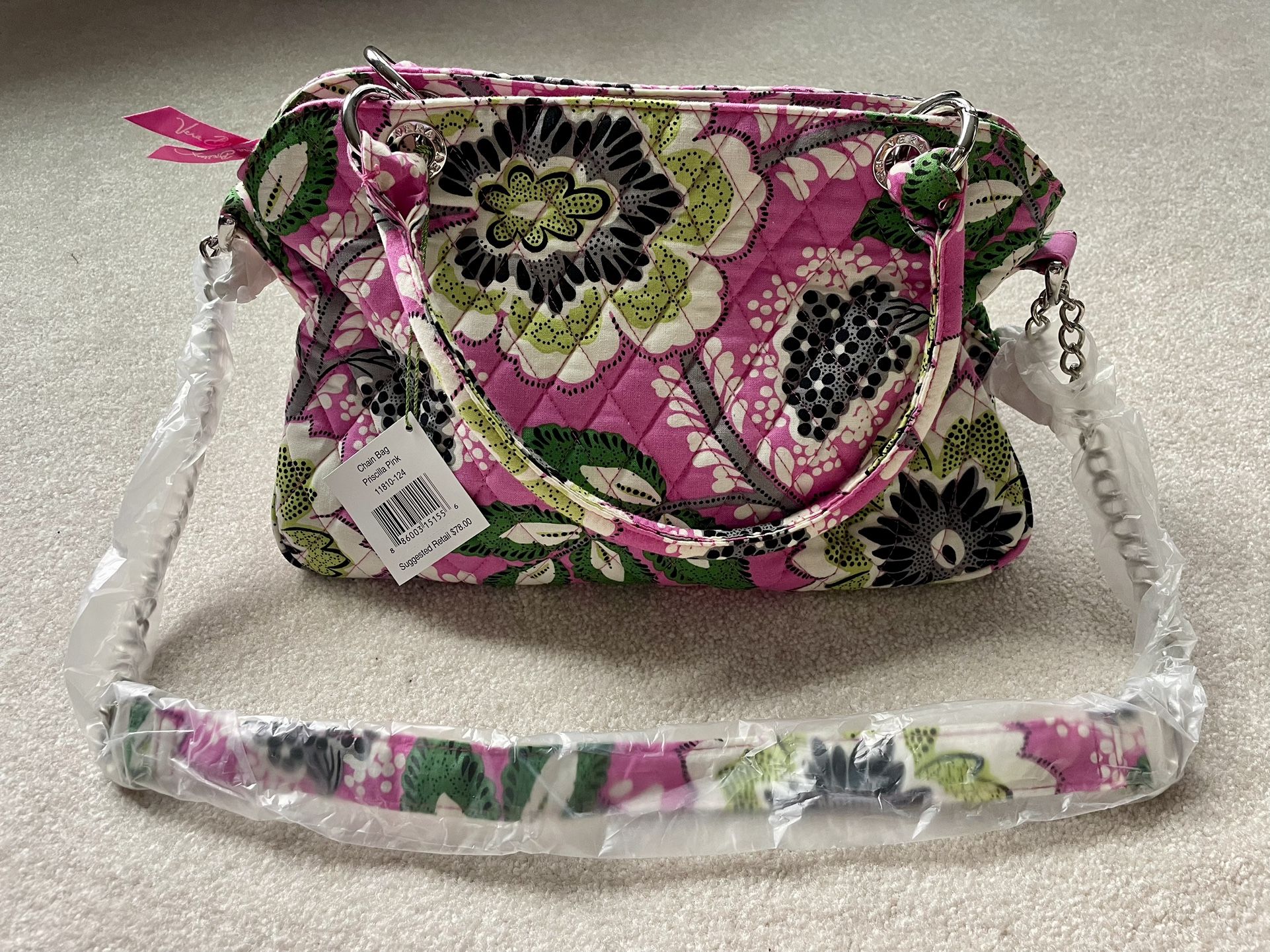 NWT! Vera Bradley Bag - Priscilla Pink