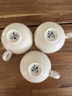 Anthropologie Ripple Soup Cups (3 cups)