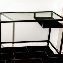 Glass Metal Desk