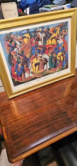Vintage Print The Caribbean Art Series" By F. Joseph 1993s Galerie Lakaye LA USA