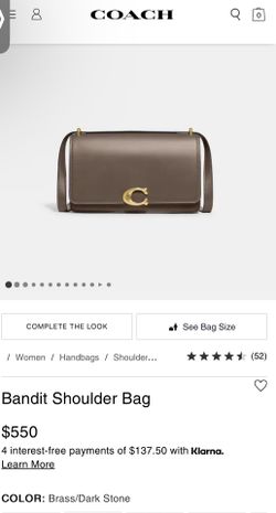 Brand New-LEATHER COACH BAG