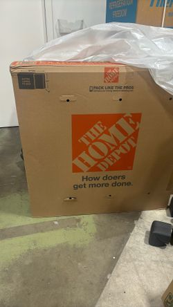 Extra large TV box 80 inches max by 47" x 6" all packing materials included.