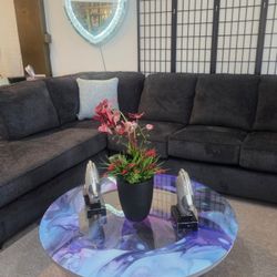 Dark Grey Sectional New