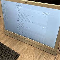 Dell all in one AMD A6 7the gen 8gb ram 256zgbb SSD ein 11