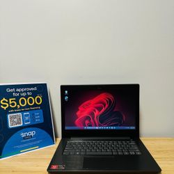 YEAR END SALE Lenovo  14” AMD Ryzen 5 processor/8GB/256GB Storage Laptop Comes With Microsoft Office