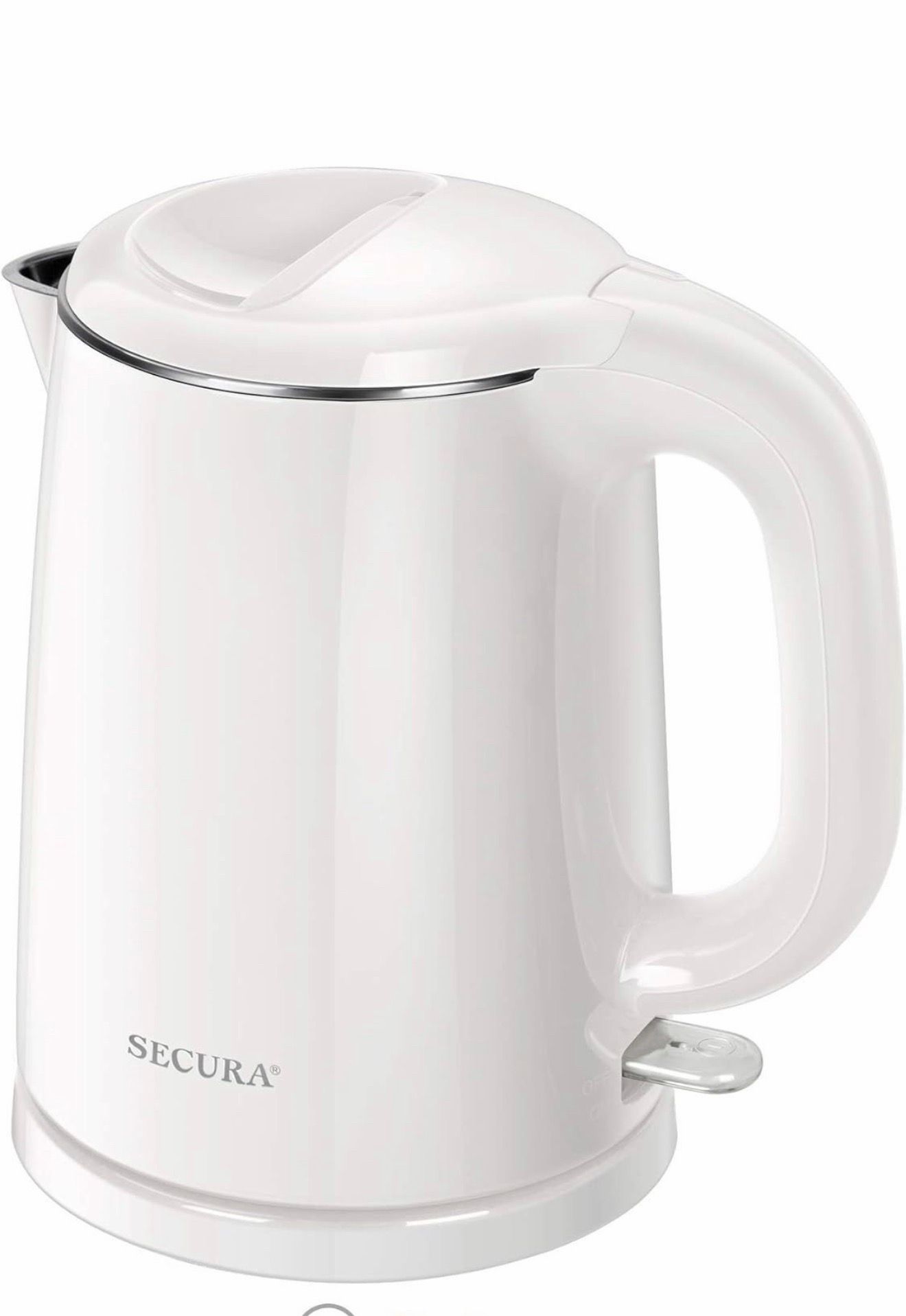 Secura Stainless Steel Double Wall Electric Kettle – New