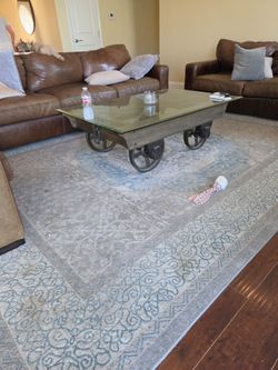 Glass coffee table one of a kind