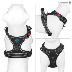 No Pull Dog Harness Medium And Large Available  Reflective 