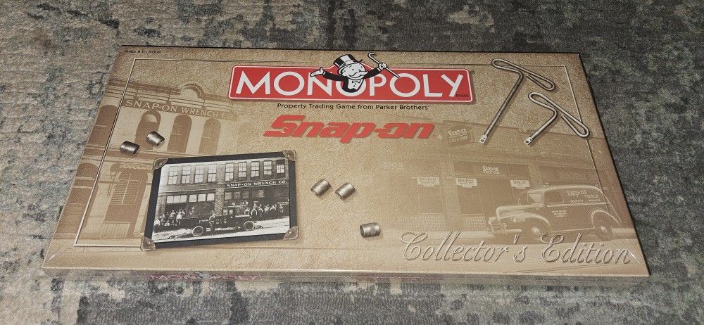 Monopoly Snap On Tools Collectors Edition (2000) Brand New & Factory Sealed!!