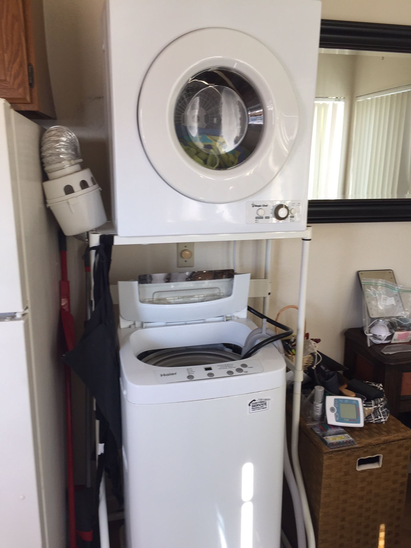 Portable washer and dryer. No hookups needed