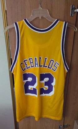 Cedric Ceballos #23 vintage Champion Los Angeles Lakers  jersey in size 44