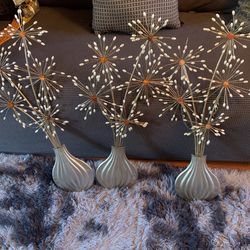 3 Piece Wall Decore 12” X 30 Tall Each