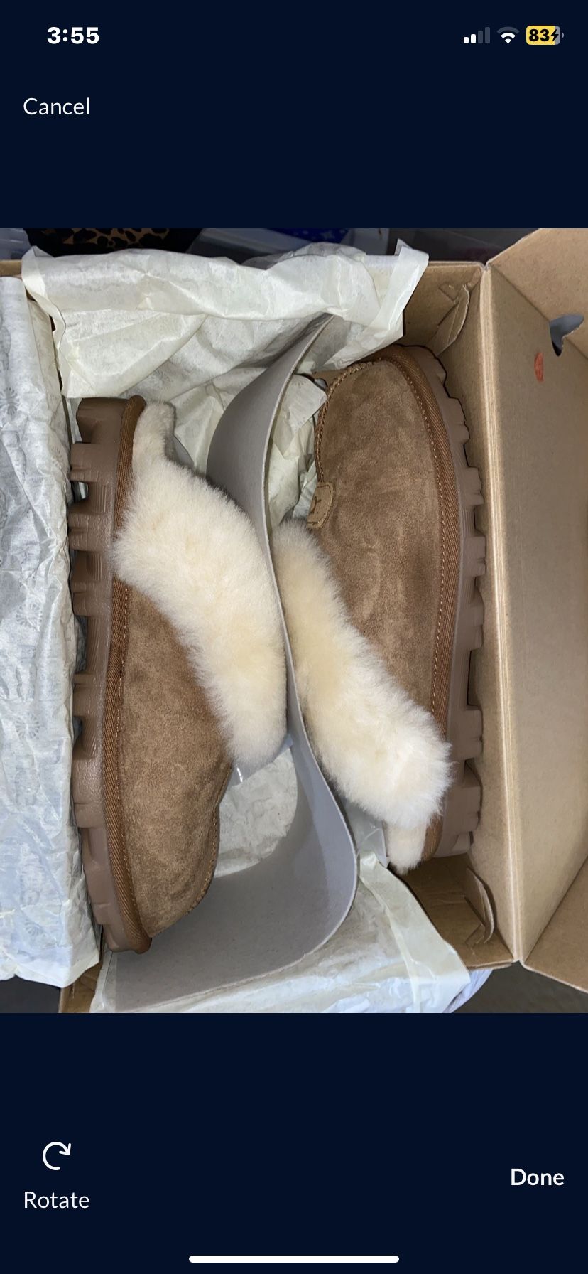New Chestnut UGG Slippers