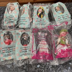 Madame Alexander McDonald’s Happy Meal Dolls.  Lot Of 8.  Brand New Never Opened .  