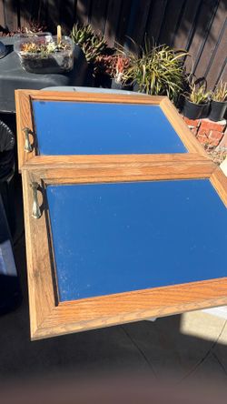 RV Mirror cabin doors