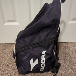 Black Diadora Soccer Backpack - Squadra II