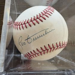 Leo Durocher Autographed Baseball