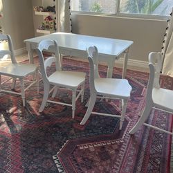 Pottery Barn Kids WHITE Finley Play Kid Chairs