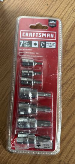 Craftsman 7-Piece Torx Bit Socket Set