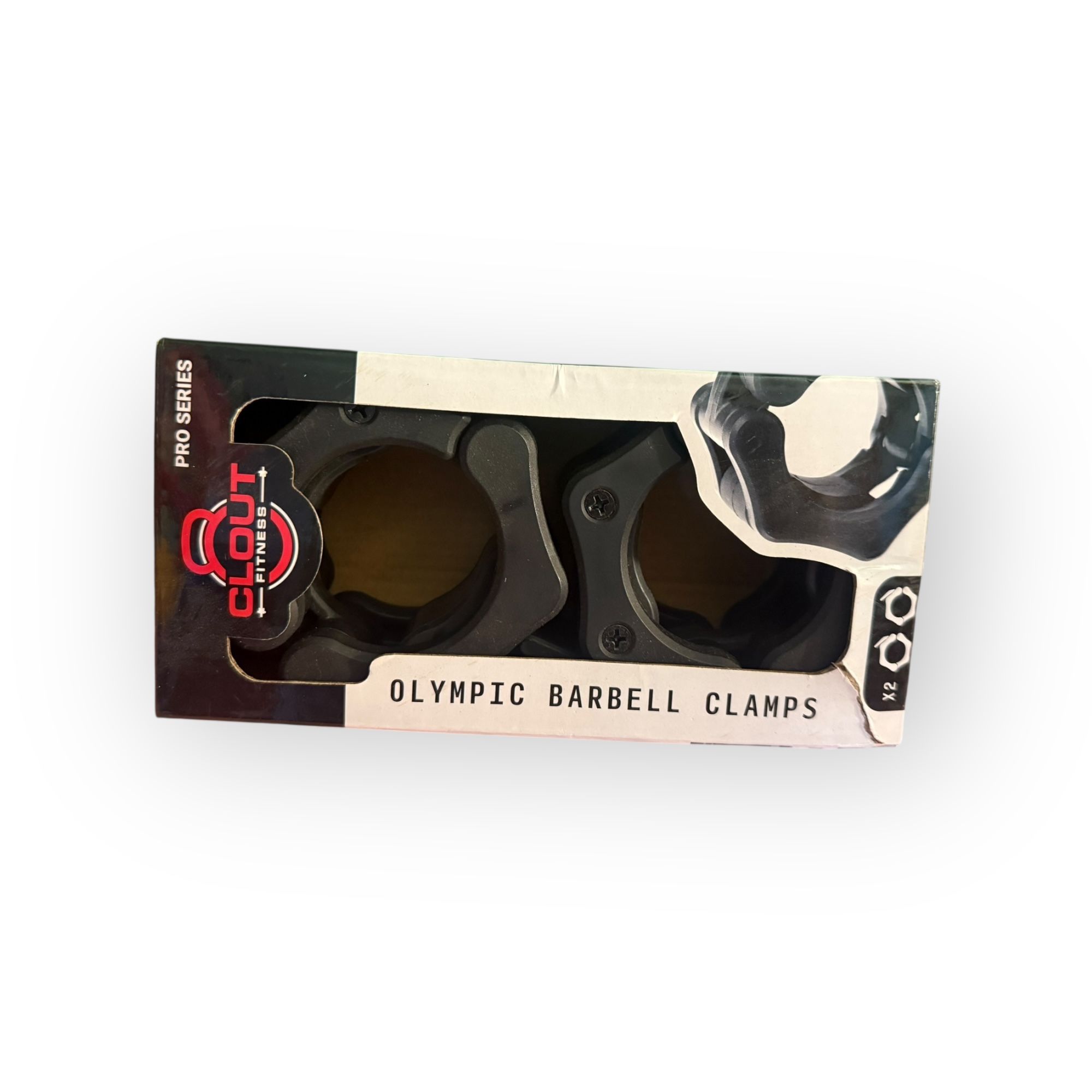 NEW Clout Olympic Barbell 2’ Clamps