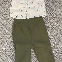 Boys Outfit Size 12 Months By Bon Bebe