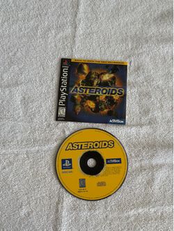 Sony PlayStation 1 Asteroids game