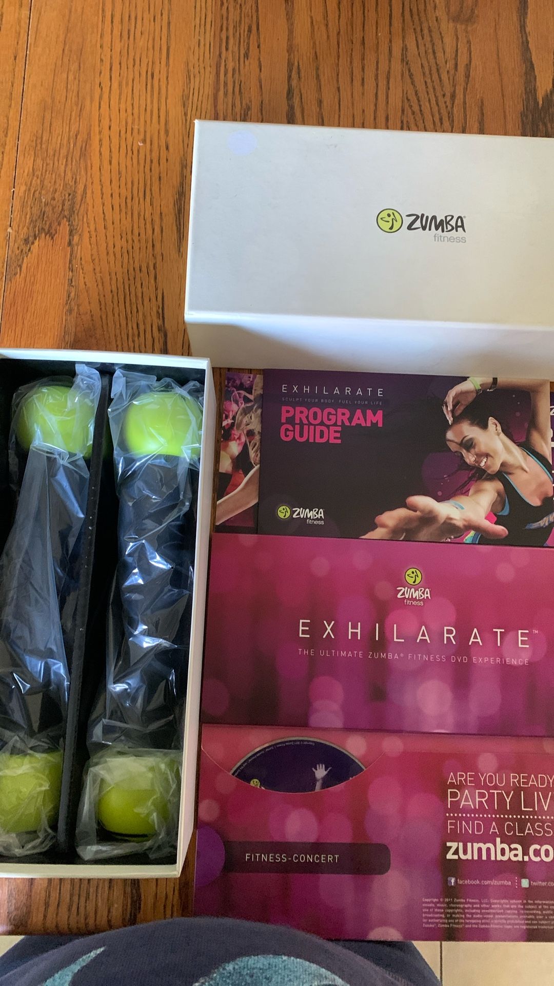 Zumba Fitness DVD Set Complete. Never Used.