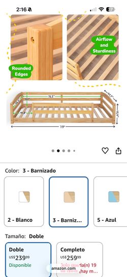 Cama twin
