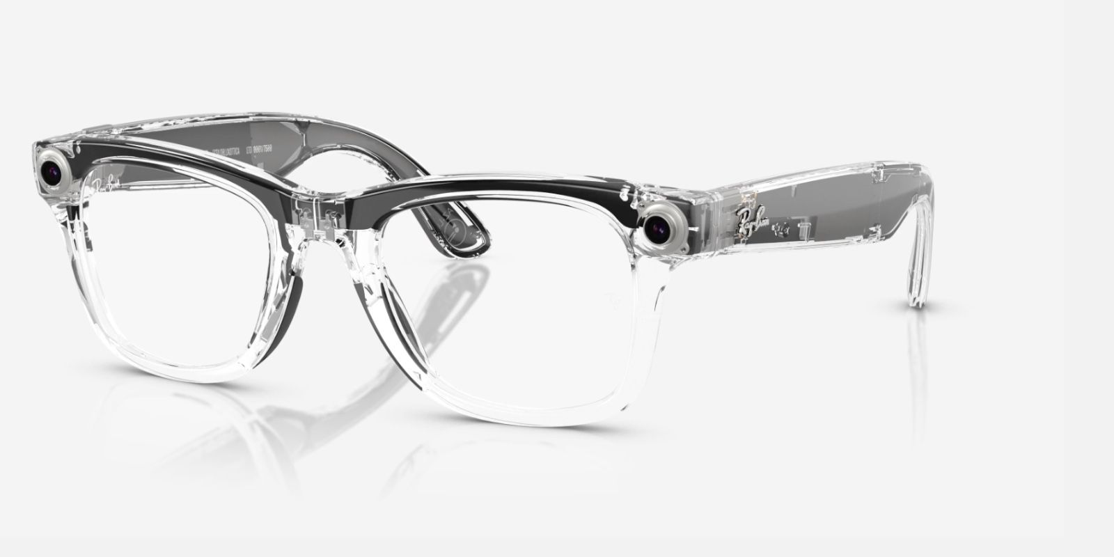 Raybans Wayfarer Meta Limited Edition Latest Gen Clear To Ruby Red