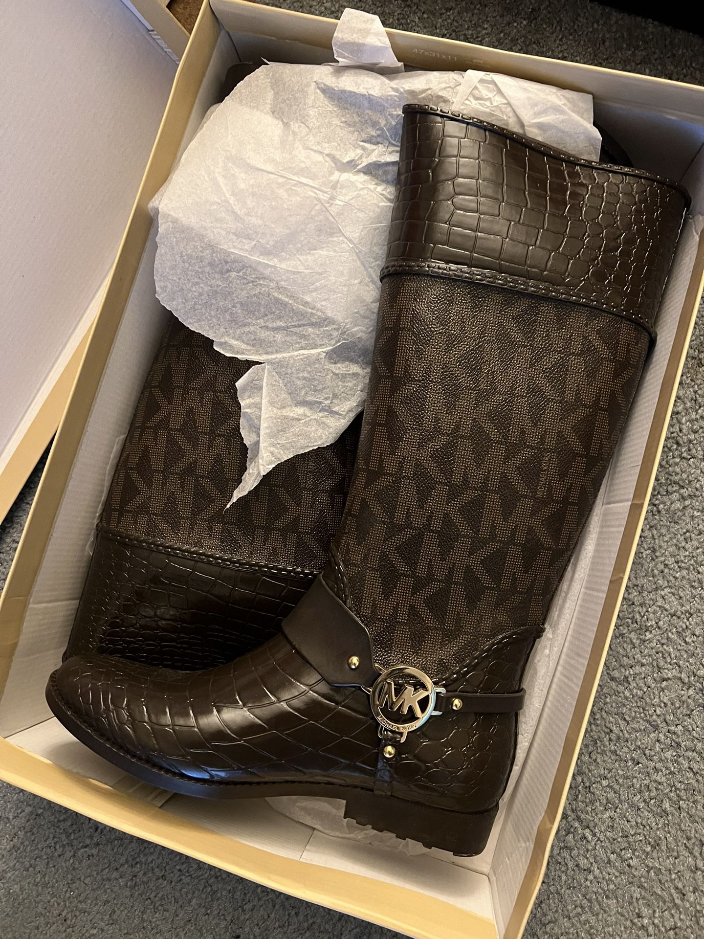 Brand New Michael Kors rain boots