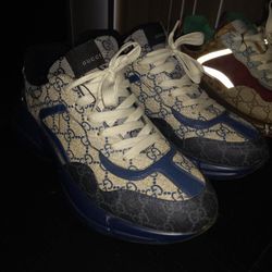 Blue G U C C I Shoes Size 10 Used Like New