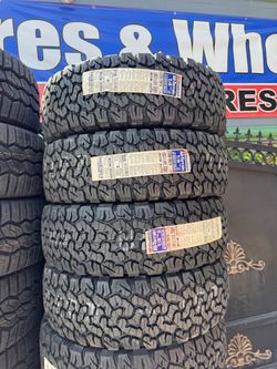 265/75r16 bfgoodrich ko2 tires nuevas con 65,000 millas de garantÃa las 4