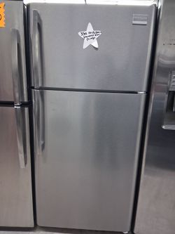 GE stainless steel double door fridge