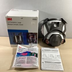 3M Respirator Kit, Full Face 6900, Reusable, Large