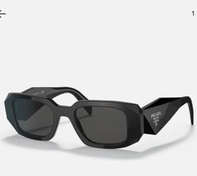Prada Milano Black Geometric Sunglasses