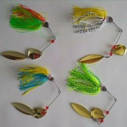 Spinner Baits 4pack Lot Brand New Fishing Lures 
