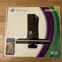 Xbox 360 With Kinect - Like New 