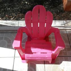 Pink beach chair