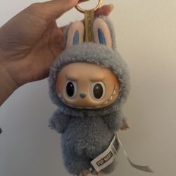 Authentic! Popmart The Monsters Macarons Series Sea Salt Coconut Vinyl Plush Keychain Labubu