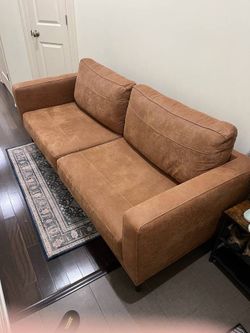 Signature Design by Ashley Telora Sofa in Caramel - Need Gone Today!