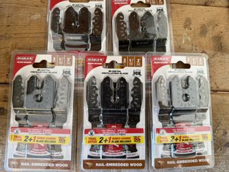 Diablo 1-1/4 IN. DEMO DEMON UNIVERSAL FIT BI-METAL OSCILLATING BLADE FOR NAIL EMBEDDED WOOD 3pk